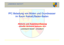 Historie und Zusammenfassung (September 2016)