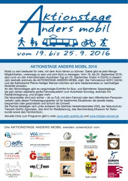 aktionstage anders mobil 2016