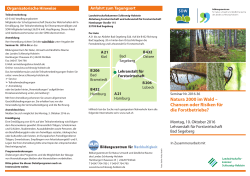 Natura 2000 im Wald – Chancen oder Risiken für die
