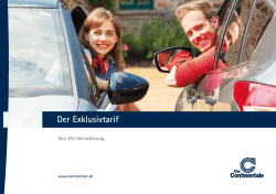 Der Exklusivtarif - Autoversicherung in Bochum