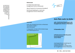 Innenseite linke Spalte - Archiv der Evangelischen Kirche im