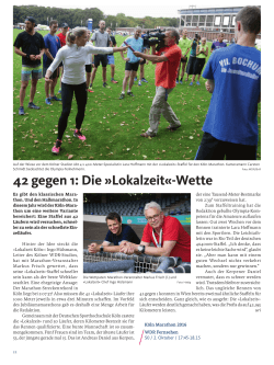 Die Lokalzeit-Wette in WDR Print