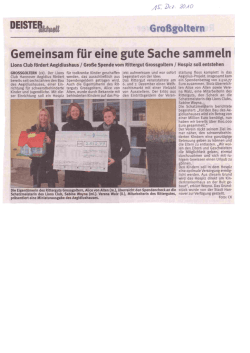 unsre - Lions Club HANNOVER AEGIDIUS