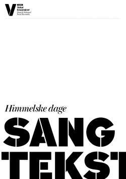 Himmelske dage