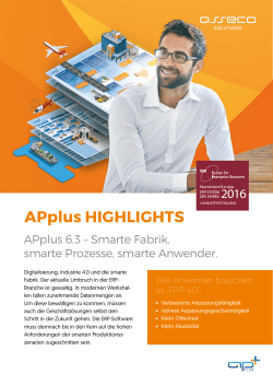 APplus 6.3 Highlights