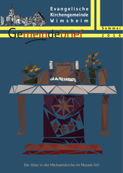 Gemeindebrief