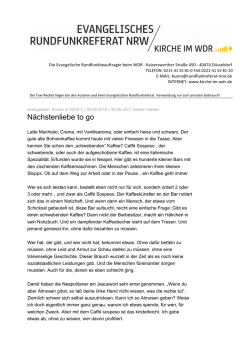 Nächstenliebe to go