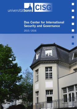 Lesen Sie hier unseren kompletten Tätigkeitsbericht - CISG-Bonn