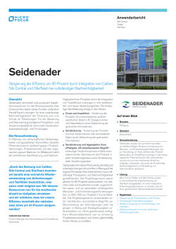 Seidenader - Micro Focus