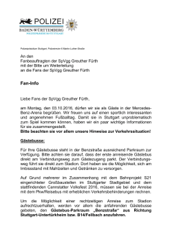 Fan-Info - SpVgg Greuther Fürth