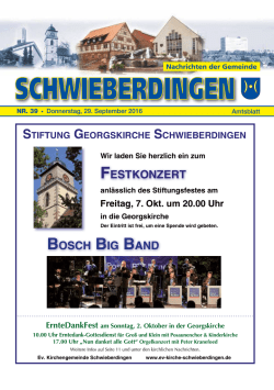 Festkonzert bosch big band