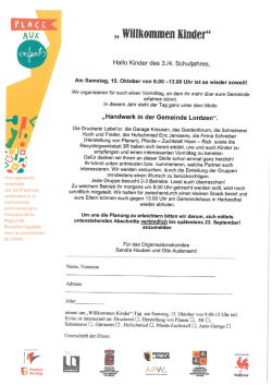 Kinder 2016 - Gemeinde Lontzen