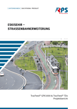 EskisEhir – strassEnbahnErwEitErung