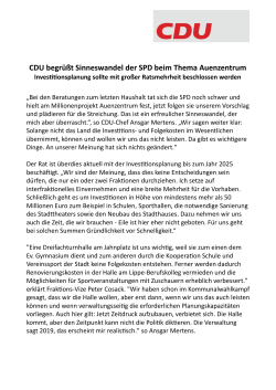 Presseinfo - CDU Stadtverband Lippstadt