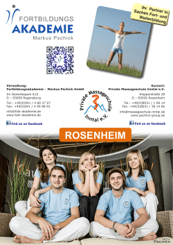 Kursprogramm Rosenheim