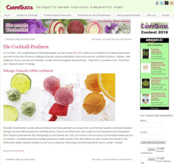 Page 1 CARPEGUSTA Das Magazin für Genießer Anspruchsvoll