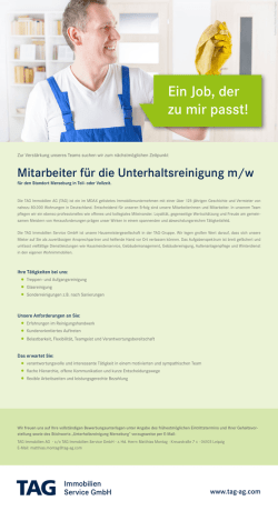 Ein Job, der zu mir passt!
