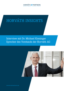 HORV&Aacute;TH INSIGHTS