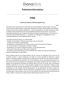 Patienteninformation PTBS