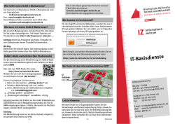 IT-Basisdienste - Hochschule Karlsruhe
