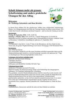 Informationen zum Kurs und hier zum Kurs-Download.