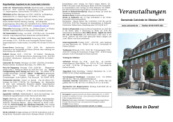 Oktober 2016 - Calvoerde.de