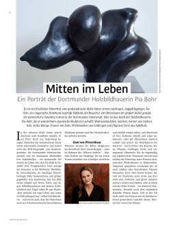 Mitten im Leben - Pia Bohr, Skulpturen