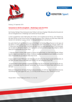 Pressemitteilung vom 24.09.2016
