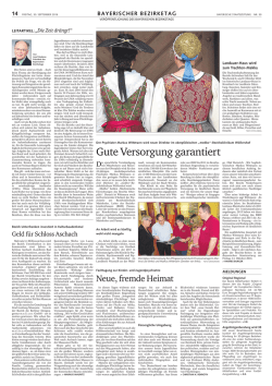 Die vollst&auml;ndigen Seiten des Bayerischen Bezirketags Teil 1