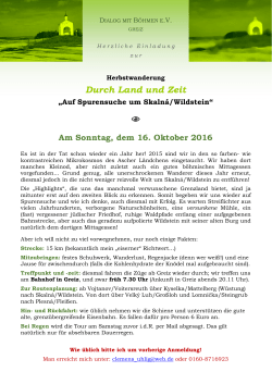 Durch Land und Zeit