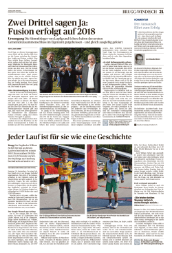 Artikel aus der Aargauer Zeitung vom 26. September