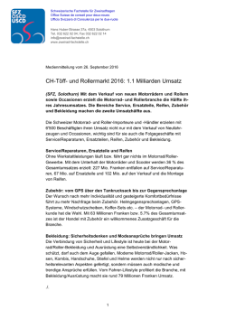 Infos - motosuisse