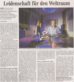 Zeitungsbericht / Vorinformationen