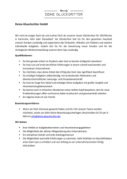 Jobs - Wir &uuml;bernehmen Deinen Haushalt