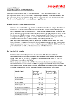 Dossier - Ausgestrahlt