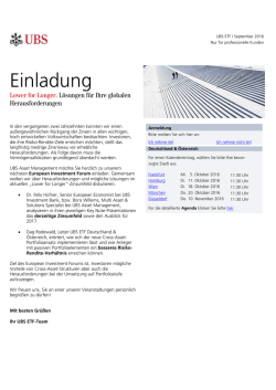 Einladung - e-Fundresearch
