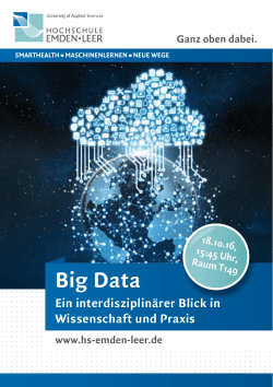 Big Data - Hochschule Emden/Leer