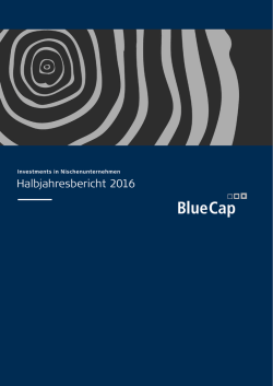 Halbjahresbericht 2016