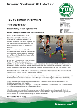 Pressemitteilung vom 27. September 2016