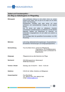 Infoblatt zum