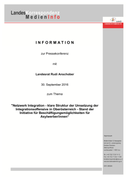 information - Land Ober&ouml;sterreich