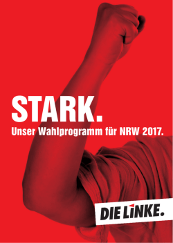 hier - Pressestelle DIE LINKE. NRW