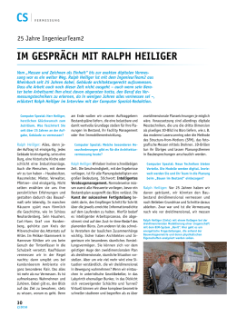 Interview mit dem Autor - Architektur