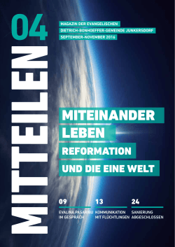 Magazin MITTEILEN 04-2016 - Dietrich