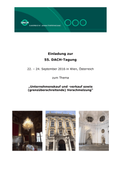 Einladung Wien 2016 - Europäische Anwaltsvereinigung DACH