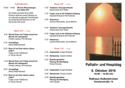 Palliativ- und Hospiztag