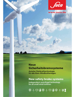 Neue Sicherheitsbremssysteme New safety brake systems
