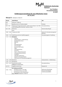 Einf&uuml;hrung neuer Mitarbeiter/innen (Einf&uuml;hrungsveranstal