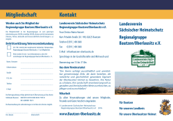Faltblatt - Informationen Landesverein