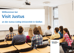 Visit Justus - Justus-Liebig